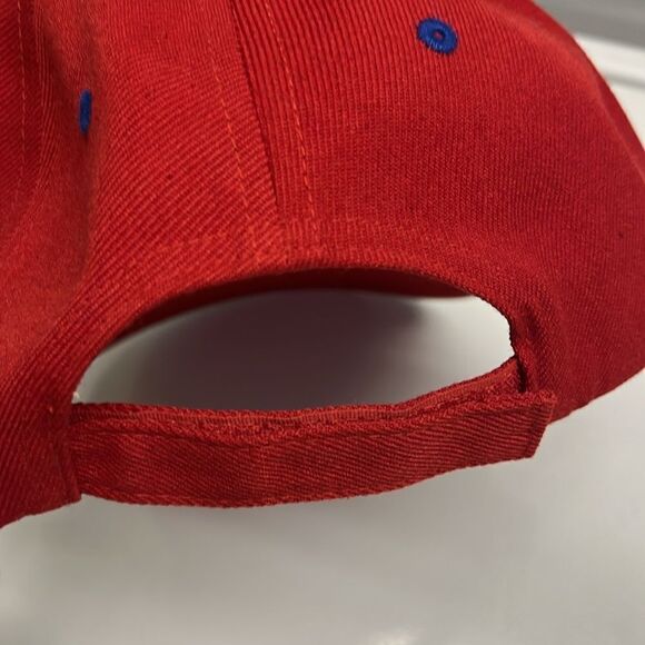 City Hunter Red Adjustable Acrylic Philadelphia Phillies Baseball Cap- OSFM NWOT - Picture 5 of 10